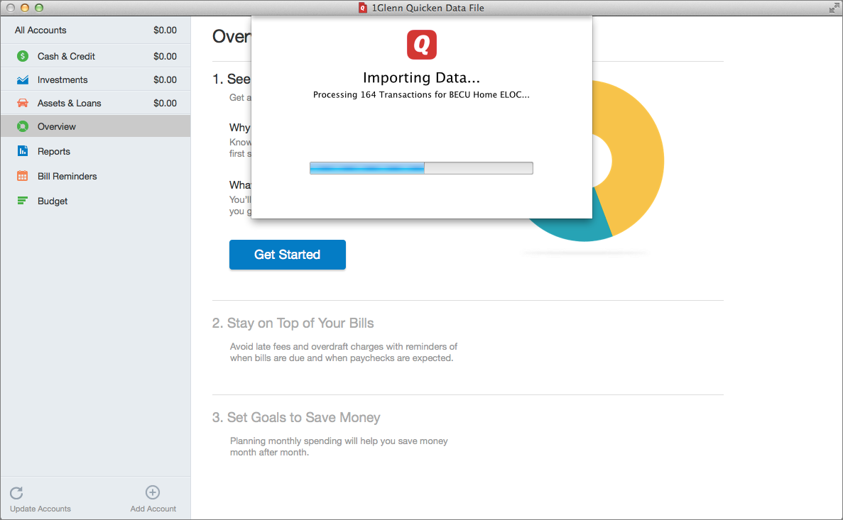 enter accounts and transactions manually in quicken for mac
